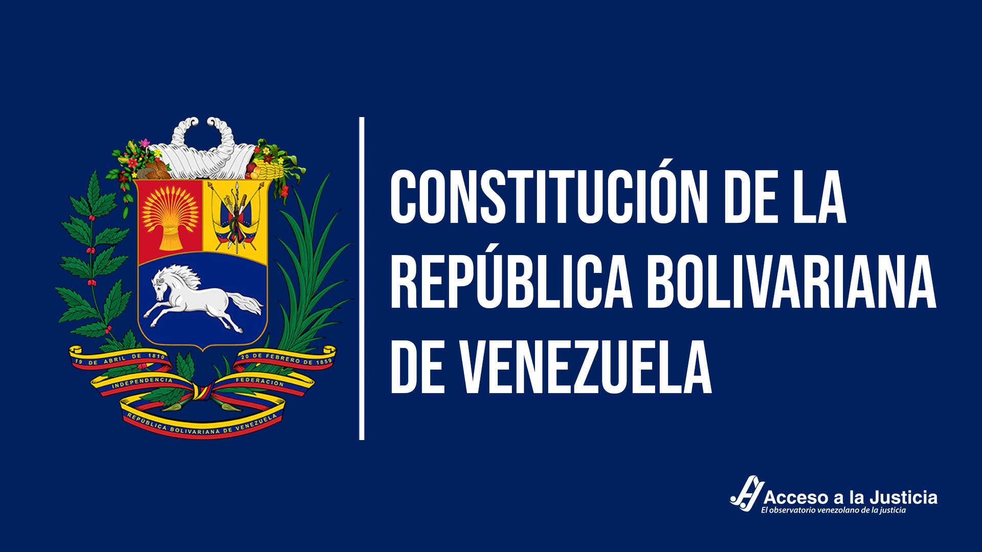 Constitución de la República Bolivariana de Venezuela │ Acceso a la Justicia