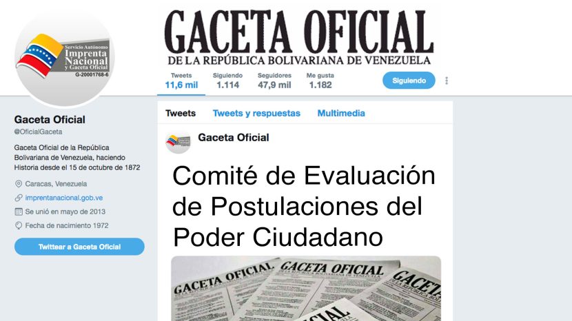 GACETA OFICIAL