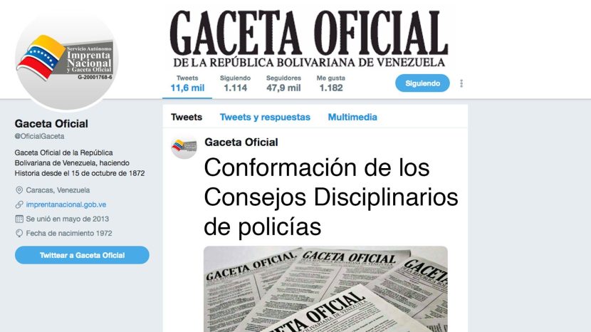 GACETA OFICIAL