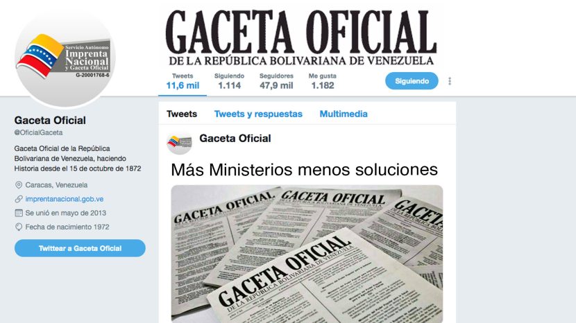 GACETA OFICIAL