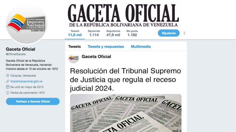 GACETA OFICIAL