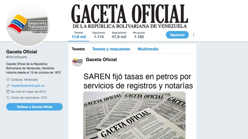 SAREN_fijo_tasas_en_petros_por_servicios_de_registros_y_notarias